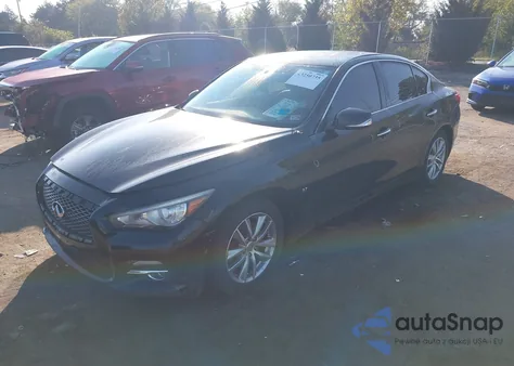2015 Infiniti Q50 Premium from USA, damaged, VIN JN1BV7AR4FM409509
